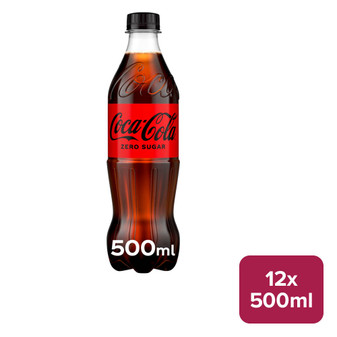 Coca-Cola 'Coke' Zero Sugar 12 x 500ml PET - 58370400_B.jpg