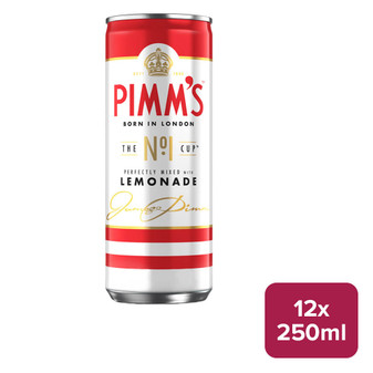 Pimm's No. 1 Cup & Lemonade 12 x 250ml Can - 36020147_B.jpg