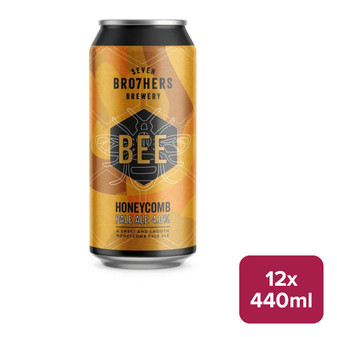 Seven Bro7hers Bee Honeycomb IPA 12 x 440ml Can - 26645501_B.jpg
