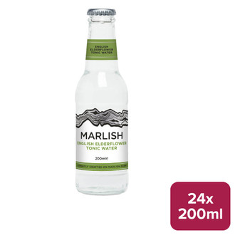 Marlish Elderflower Tonic Water (Sugar Free) 24 x 200ml NRB - 57462617_B.jpg