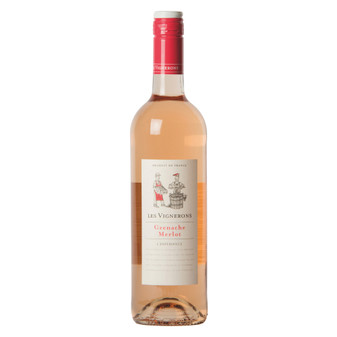 Les Vignerons Grenache Merlot Rose 75cl - 49740043_1.jpg