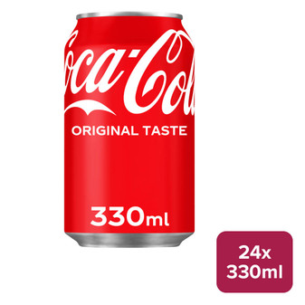 Coca-Cola 'Coke' Original Taste 24 x 330ml Can - 58310023_B.jpg
