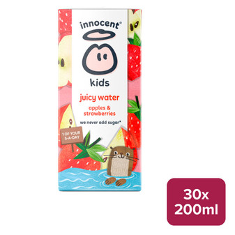 Innocent Kids Juicy Water Apple & Strawberry 30 x 200ml  Carton - 55100046_B.jpg