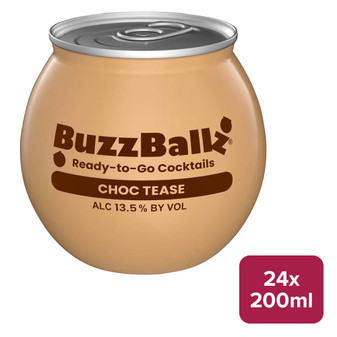 Buzzballz Choc Tease 24 x 200ml PET - 30070155_B.jpg
