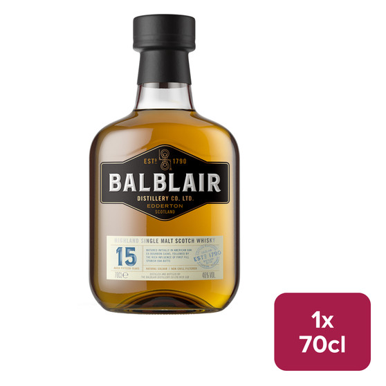 Balblair Aged 15 Years Old Single Malt Whisky 70cl NRB - 31220046_B.jpg
