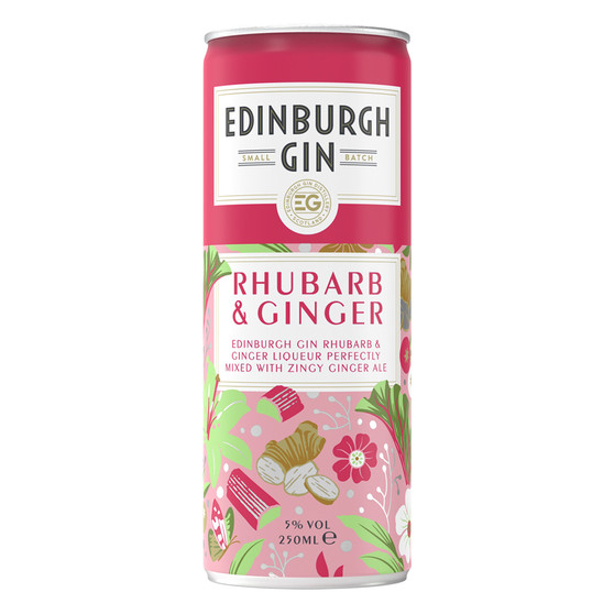 Edinburgh Gin Rhubarb & Ginger Ale 12 x 250ml Can - 36020500_1.jpg