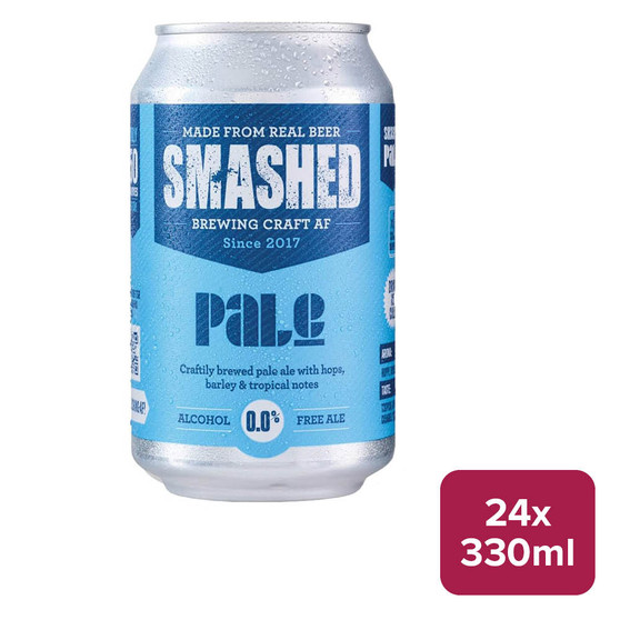 Smashed Craft Pale Ale 0.0% 24x330ml Can - 27310417_B.jpg
