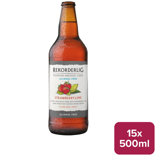Rekorderlig Strawberry & Lime Non Alcohol Cider 15 x 500ml NRB - 27970246_B.jpg