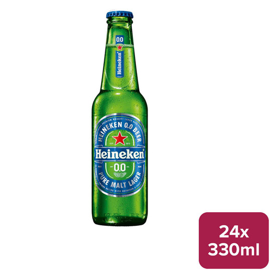 Heineken Zero Alcohol 0.0% 24 x 330ml NRB - 26300027_B.jpg