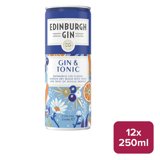 Edinburgh Gin Classic with Tonic 12 x 250ml Can - 32180258_B.jpg