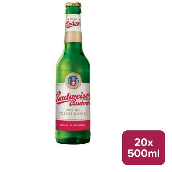 Budweiser Budvar Original Czech Premium Lager 20 x 500ml NRB - 26600029_B.jpg