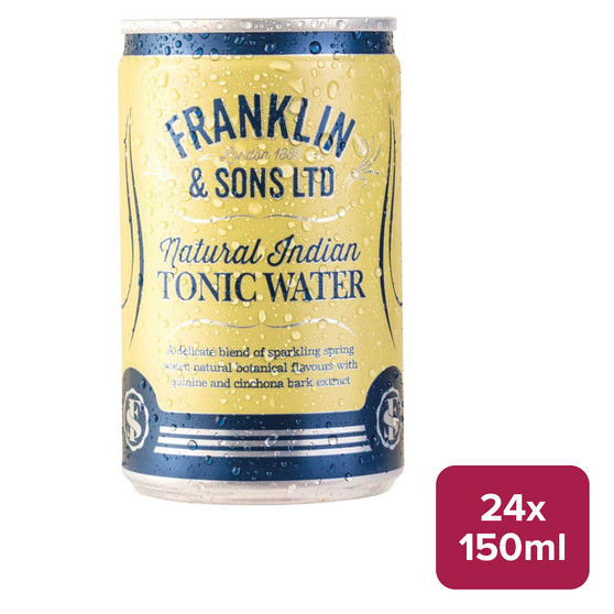 Franklin & Sons Tonic Water 24 x 150ml Can - 55250125_B.jpg