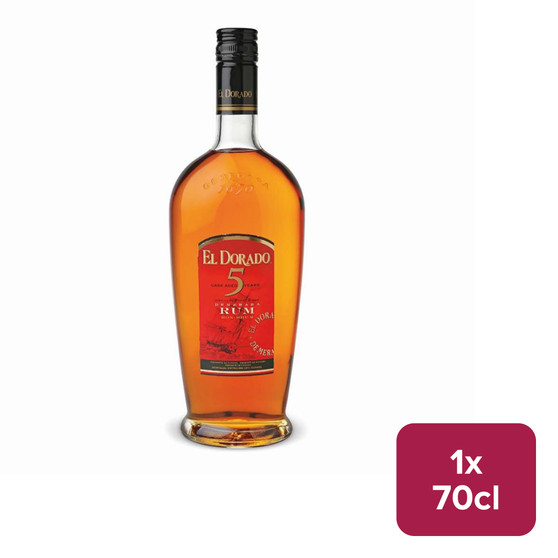 El Dorado 5 Year Old Rum 70cl NRB - 33192147_B.jpg