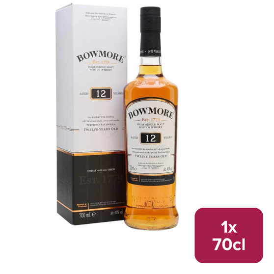Bowmore 12 Year Old Malt Whisky 70cl NRB - 31123147_B.jpg
