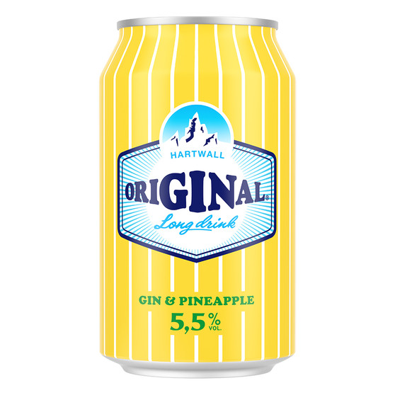 Hartwall Original Long Drink Gin & Pineapple 24x330ml Can - 33459870.jpg