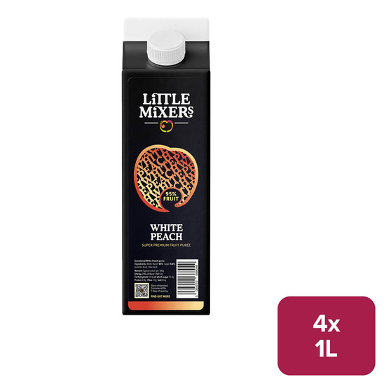 Little Mixers Super Premium White Peach Puree 4x1ltr - 58778458_B.jpg