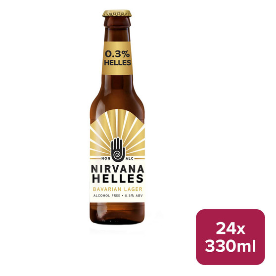 Nirvana Bavarian Helles 0.3% Lager 24 x 330ml NRB - 23170101_B.jpg
