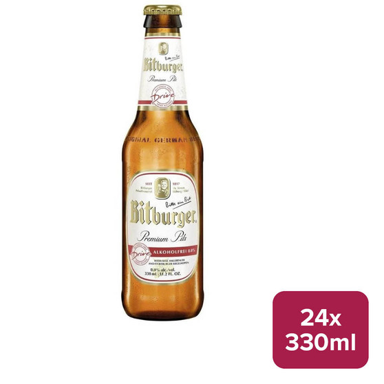 Bitburger Drive Alcohol Free Beer 24 x 330ml - 27110023_B.jpg