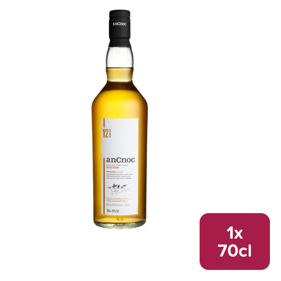 anCnoc 12 Year Old Highland Single Malt 70cl NRB - 36170346_B.jpg