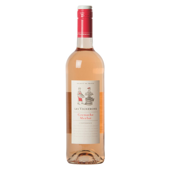 Les Vignerons Grenache Merlot Rose 75cl - 49740043_1.jpg
