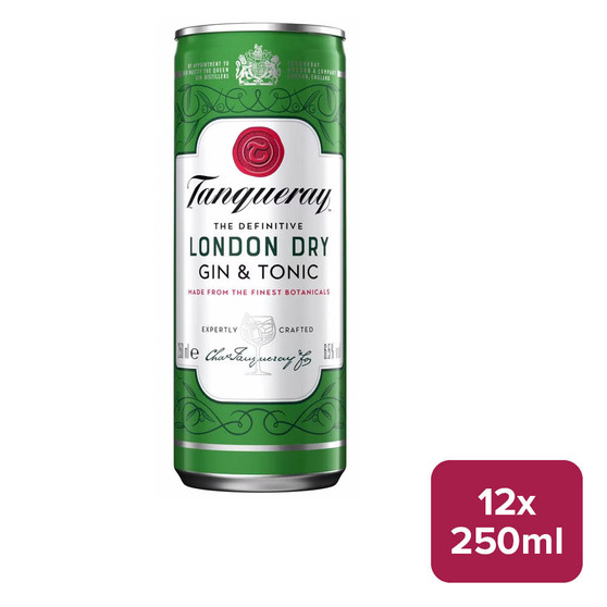 Tanqueray London Dry Gin & Tonic 12 x 250ml Can - 32160553_B.jpg