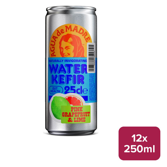 Agua de Madre Pink Grapefruit & Lime Water Kefir 12 x 250ml Can - 58370554_B.jpg