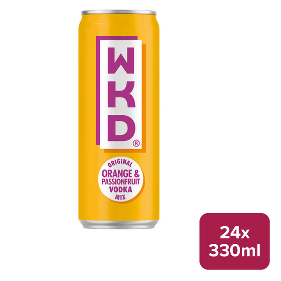 WKD Orange & Passion Fruit 24 x 330ml Can - 36691034_B.jpg