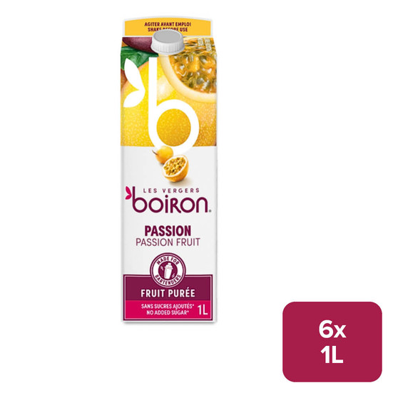 Boiron Passion Fruit Puree 6 x 1L Carton - 59780525_B.jpg