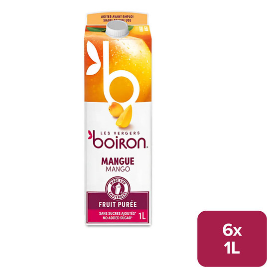 Les Vergers Boiron Mango Puree 6 x 1tr Carton - 59780520_B.jpg