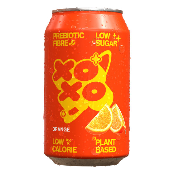 XOXO Orange Prebiotic Soda 12 x 330ml Can - 58370525_1.jpg
