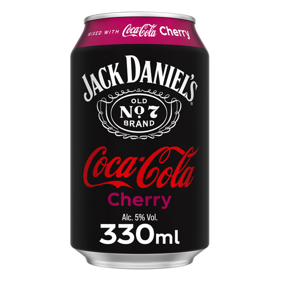 Jack Daniel's & Coca-Cola Cherry 12 x 330ml Can - 36658782_1.jpg