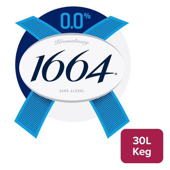 Kronenbourg 1664 0.0% 30L Keg - 12550010_B.jpg