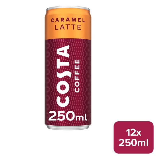 Costa Coffee Caramel Latte 12 x 250ml Can - 58210022_B.jpg