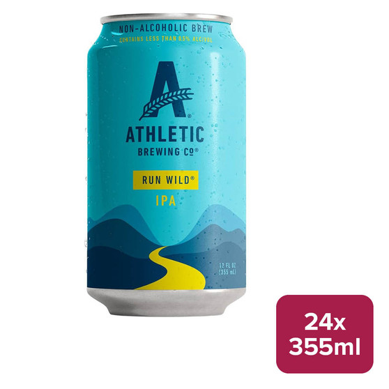 Athletic Brewing Co Run Wild Non-Alcoholic IPA 24 x 355ml Can - 17540531_B.jpg