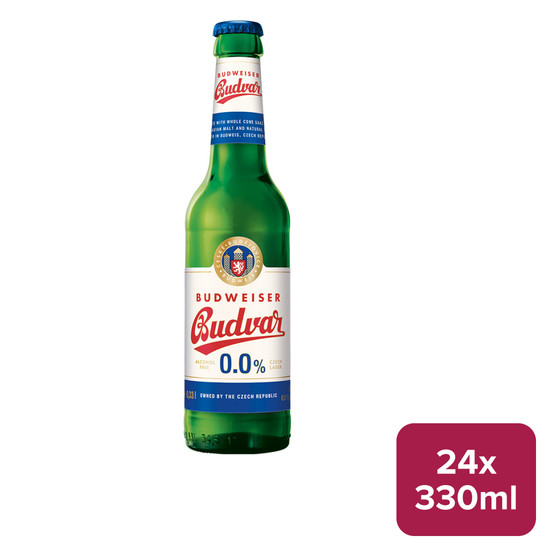 Budvar 0.0% Alcohol Free Czech Lager 24 x 330ml NRB - 27090030_B.jpg
