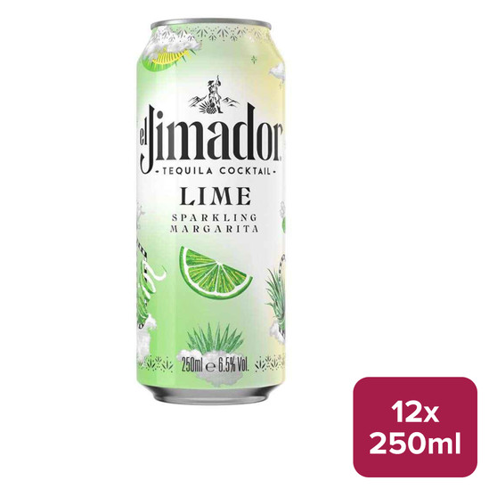 El Jimador Lime Sparkling Margarita 12 x 250ml Can - 36535048_B.jpg
