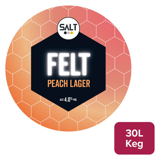 Salt Felt Peach Lager 30L Keg - 15151300_B.jpg