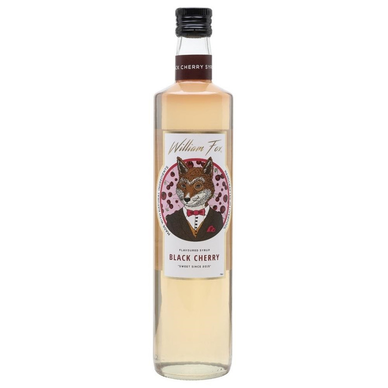 William Fox Black Cherry Syrup 75cl NRB