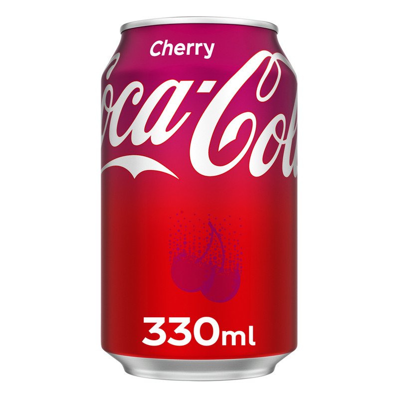 Coca-Cola 'Coke' Original Taste Cherry 24 x 330ml Can