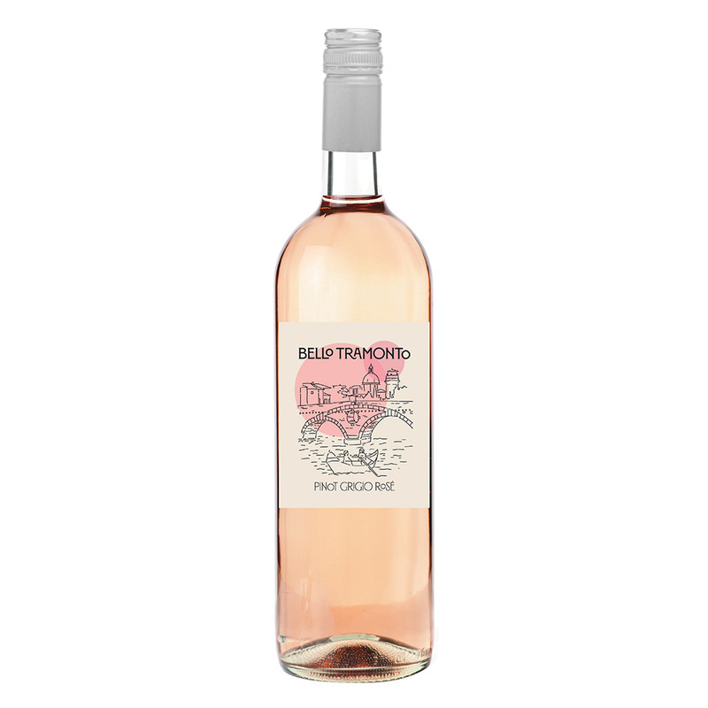 Bello Tramonto Pinot Grigio Rose 75cl NRB