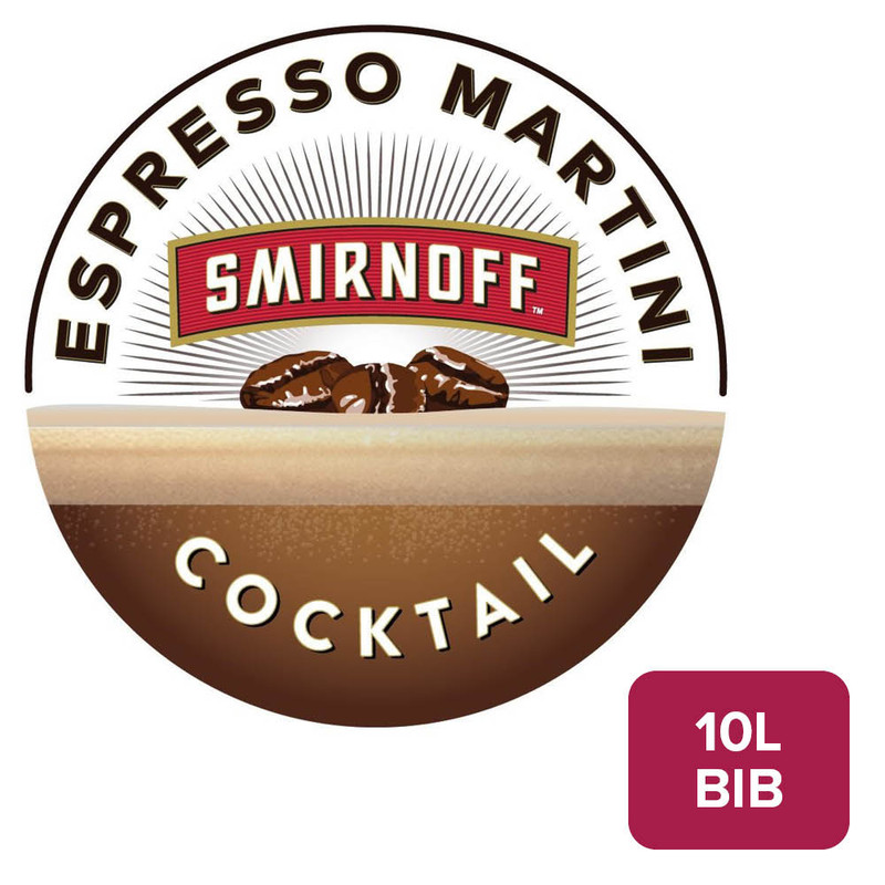 Smirnoff Espresso Martini Cocktail 10L BIB - 36341368_B.jpg