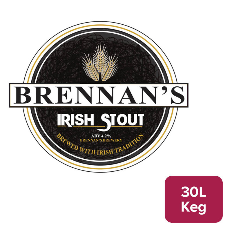 Brennan's Irish Stout 30L Keg - 19311619_B.jpg