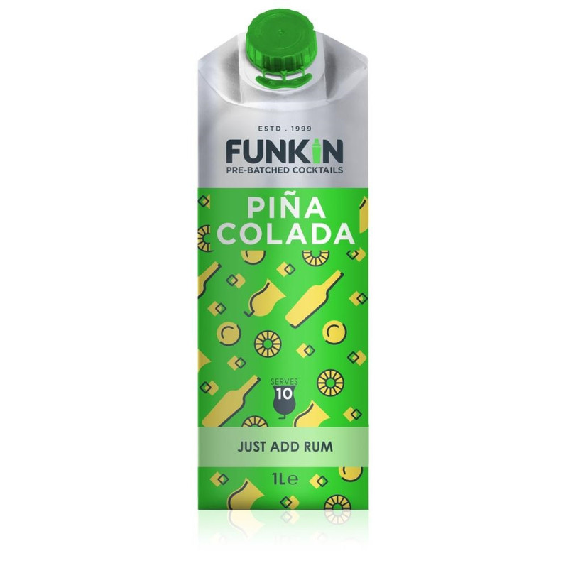 Funkin Pina Colada Pre-Batched Just Add Rum 6 x 1L Carton - 59739349_3.jpg