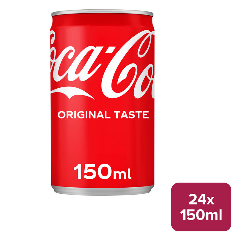 Coca-Cola 'Coke' Original Taste 24 x 150ml Can - 58300019_B.jpg
