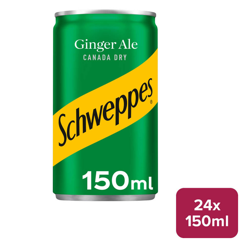 Schweppes Canada Dry Ginger Ale 24 x 150ml Can - 58320119_B.jpg