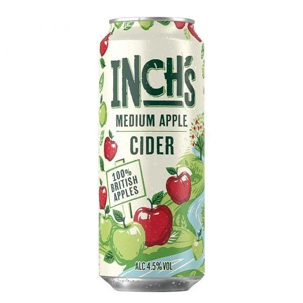 Inch's Medium Apple Cider 24 x 440ml Can
