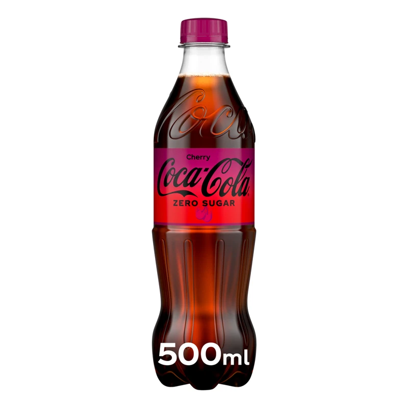 Coca-Cola 'Coke' Zero Sugar Cherry 12 x 500ml PET - 52120031_1.jpg