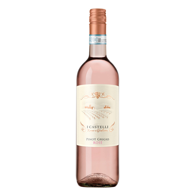 I Castelli Pinot Grigio Rose DOC 75cl NRB