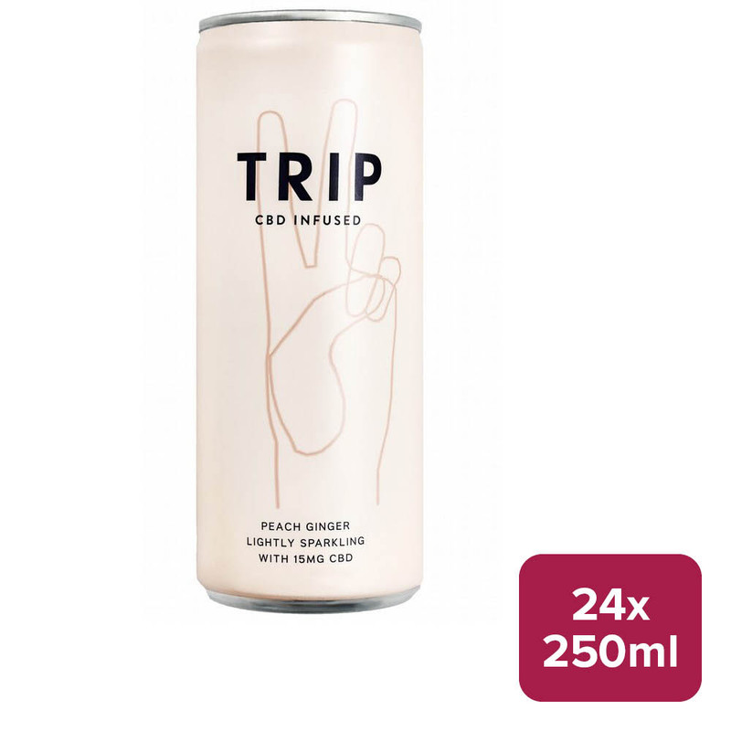 Trip Peach & Ginger CBD Infused Drink 24 x 250ml Can - 32041301_B.jpg