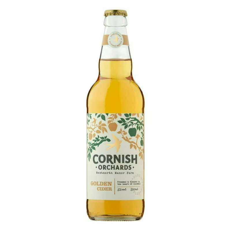 Cornish Orchards Gold Cider 12 x 500ml NRB